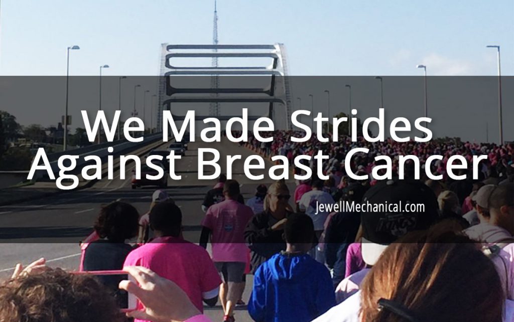 Jewell Mechanical is making strides against breast cancer in Nashville