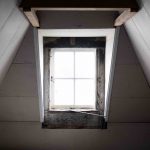 air leaks around attic window