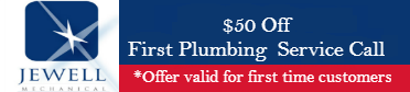 Jewell Mechanical $50 off Nashville plumbing coupon