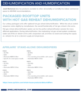 Dehumidification Humidification Commercial-Nashville HVAC Jewell Mechanical